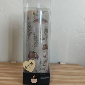 Decorative Mushroom LED Candle - Brown & Green Cottage Core New In Box